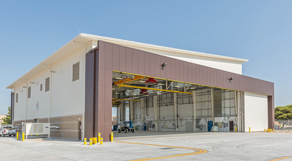 Secure aircraft hangar FRCS